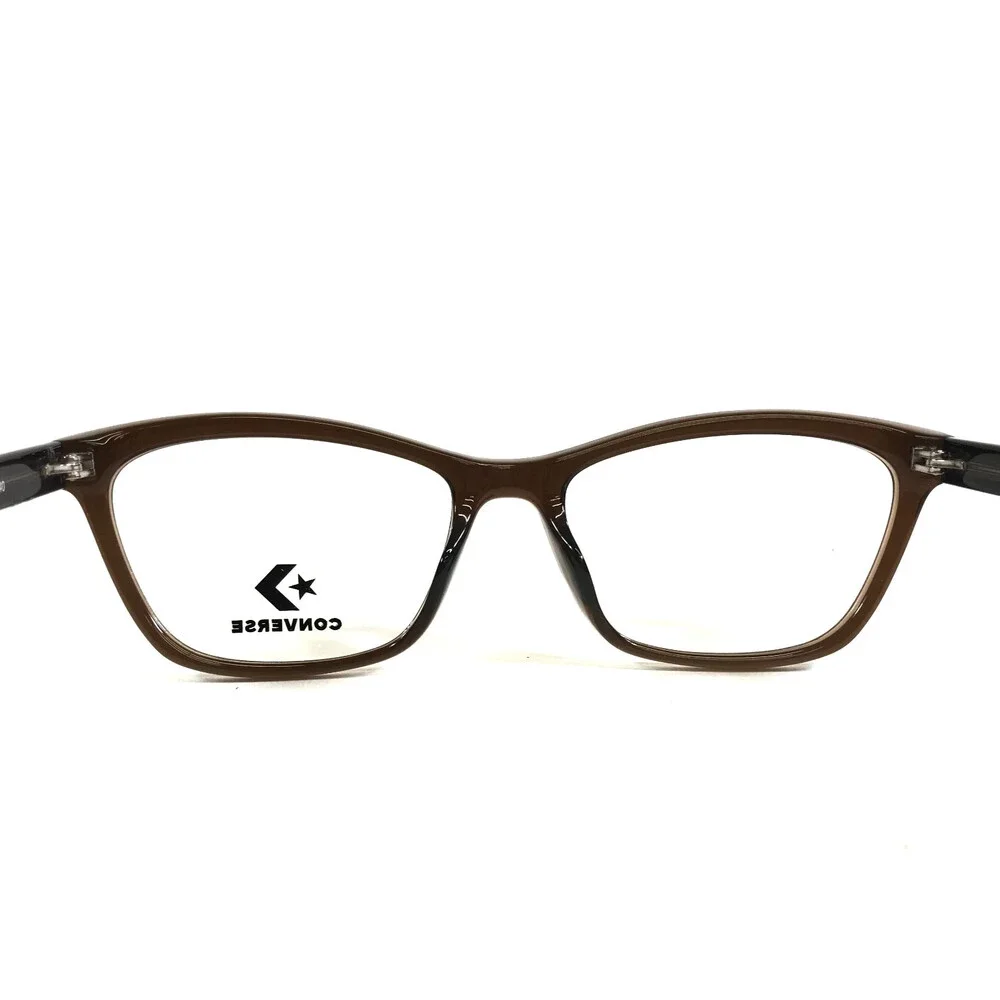 Converse Eyeglasses Frames CV5014 201 Brown Gold Cat Eye Full Rim 53-16-140